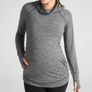 Maternity GapFit Breathe Cowl-Neck Sweatshirt
